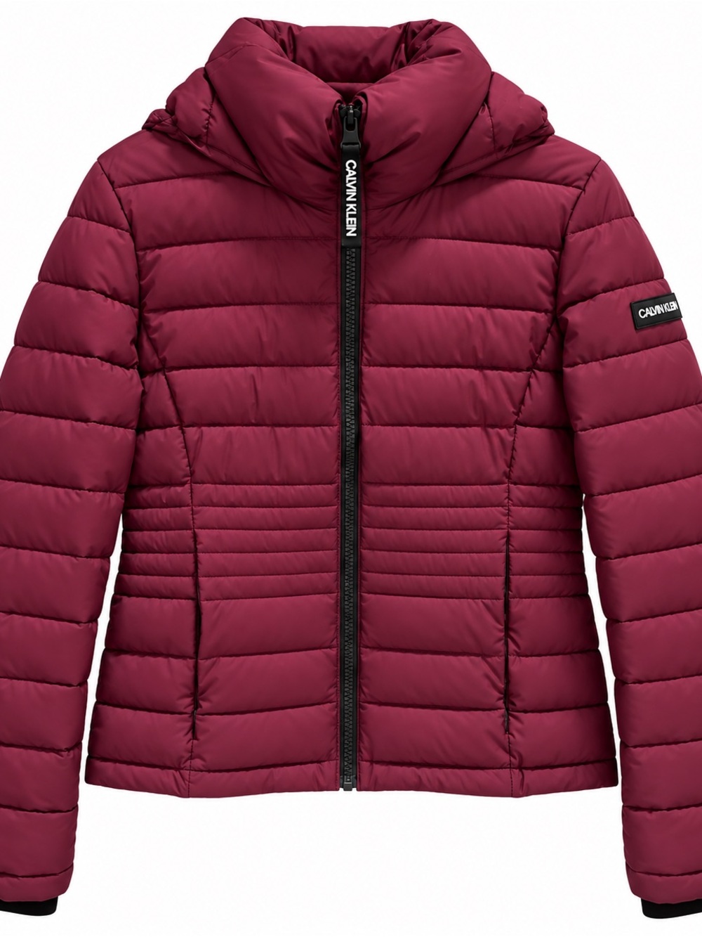 Calvin Klein Infinite Stretch Burgundy Puffer Jacket XS